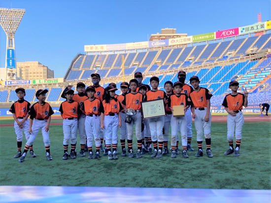 東京ガスエコモ旗争奪 43回横浜市各区対抗親善少年野球大会でAチームが3位になりました。